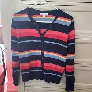 Charter Club Women's Colorful Striped Cardigan